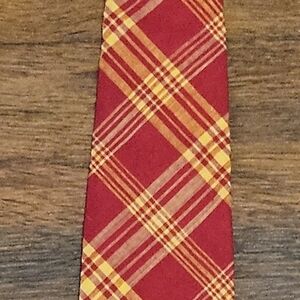 BROOKS BROTHERS mens 100% cotton tie SIZE 50x3.5 MULTICOLOR